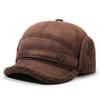Autumn Winter Warm Bomber Hat Men's Father Outdoor Thick Middle-Aged and Elderly Velvet Hat Ear Protection Hat