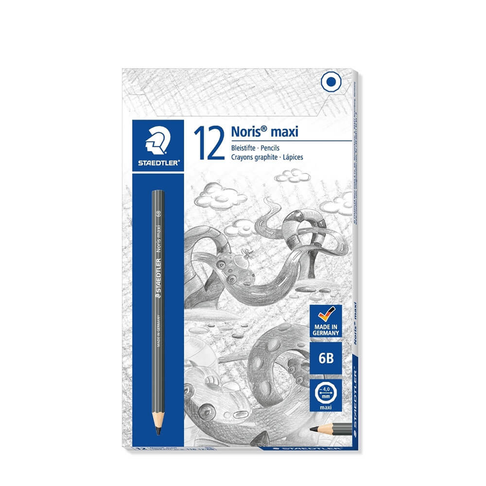 Staedtler Maxi Graphite Lead Pencil 12pk 116 (6B)