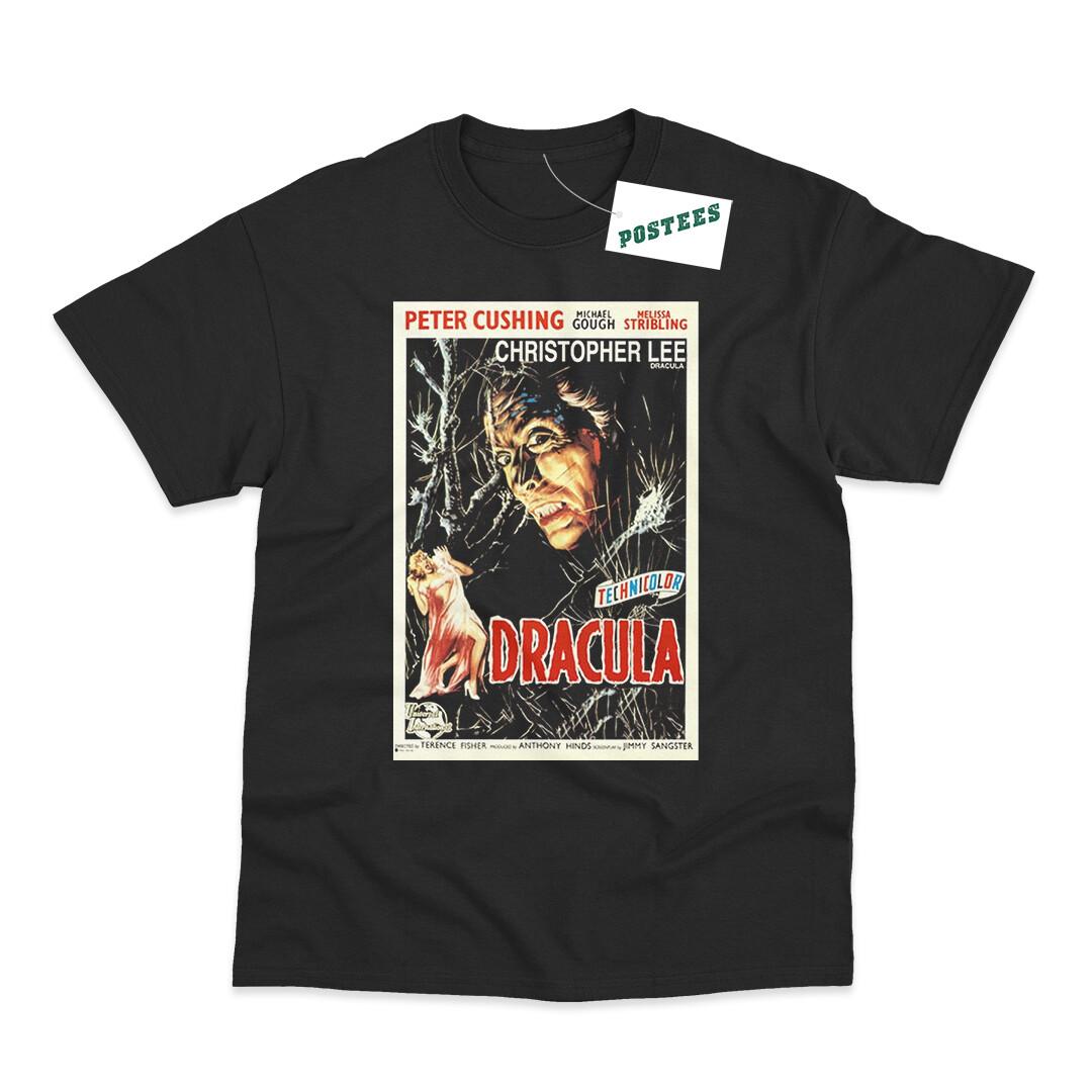 

26 Retro Movie Poster Dracula Direct To Garment Printed T-Shirt Unisex T-Shirt XL