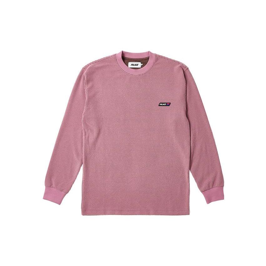 

Коричневые/лиловые топы унисекс с длинными рукавами Palace Grid P25ES053