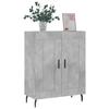 VidaXL Buffet Concrete Grey 69.5x34x90 Cm Engineered Wood 830216