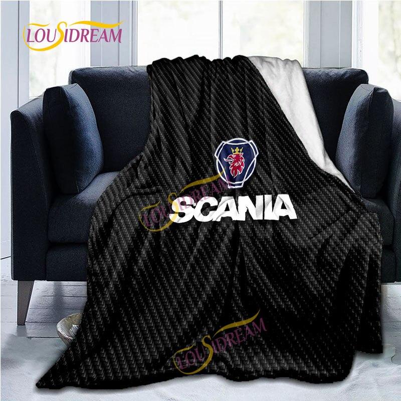 Scania rzuć Koc Strona główna Prześcieradło Narzuta na sofę Salon Biuro Koc na przerwę obiadową Miękki koc termiczny na co dzień, który można prać.