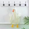 1PC Cartoon Goose Hand Kerchief Hanging Hand Towel Water Absorbing Hand Towel Kitchen And Bathroom Supplies