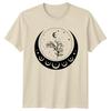 Mystical Moon Phase Botanical Branch TShirt Nature Birthday Gift For Him And Her