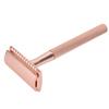 Zinc Alloy     Men Portable Brass Handle Double   Shaving   with Base for Face Grooming