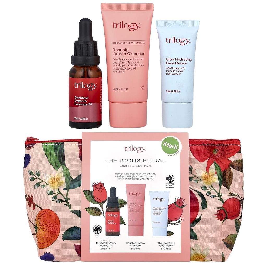 Trilogy, an iHerb® exclusive, Icons Ritual Bag, 4-piece set
