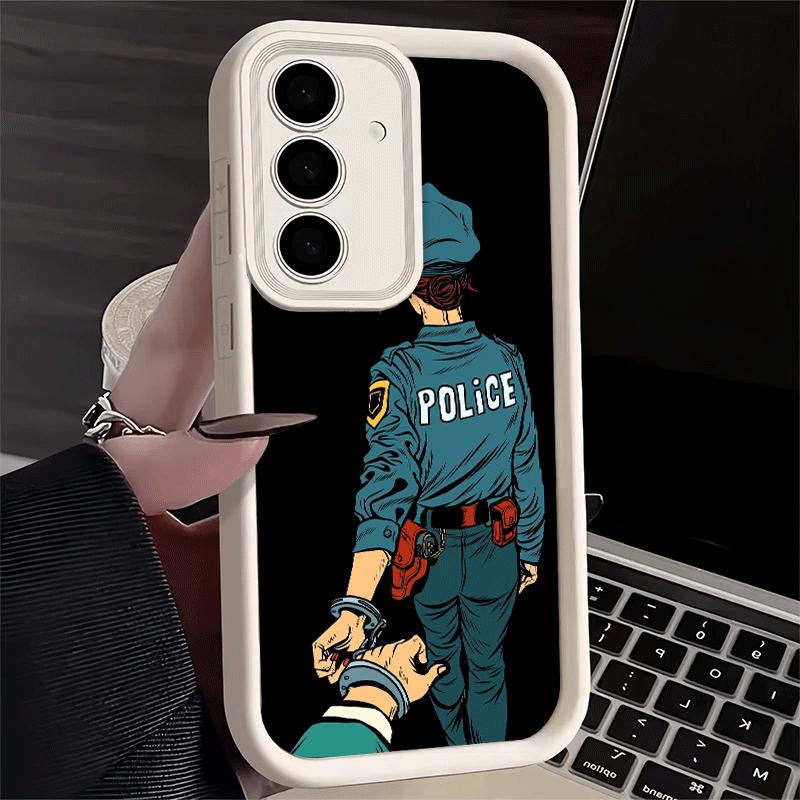 Phone Case for Samsung Galaxy A17 A16 A15 A14 A13 Police FBI ID Card Swat A56 A36 A26 A55 A35 A25 A54 A34 A24 A53 A33 A23 A07 A0