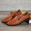Men's Leather Driving Shoes Breathable Spring New Leather Shoes Men's Casual Shoes Fashion Shoes Men's Soft Sole Shoes