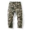 Men's Large Camouflage Multi-Pocket Loose Work Shorts