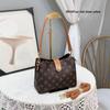 Fashion 2025 European & American Monogram Lock Versatile Women's Handbag - Small Square, Shoulder, Crossbody & Underarm Bag