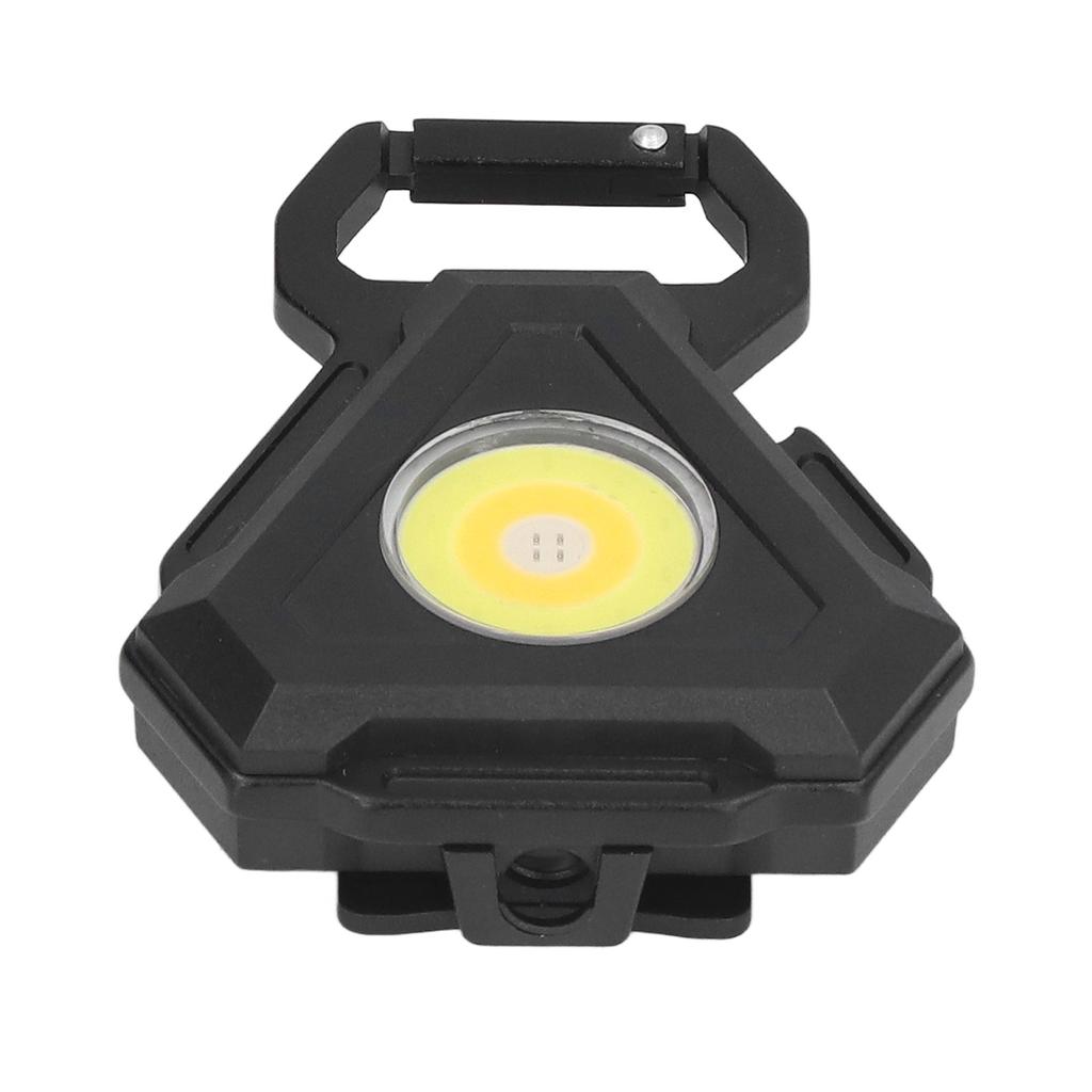 COB Keychain Flashlight Small 7 Light Modes USB Charging Pocket Light with Folding Stand Bottle