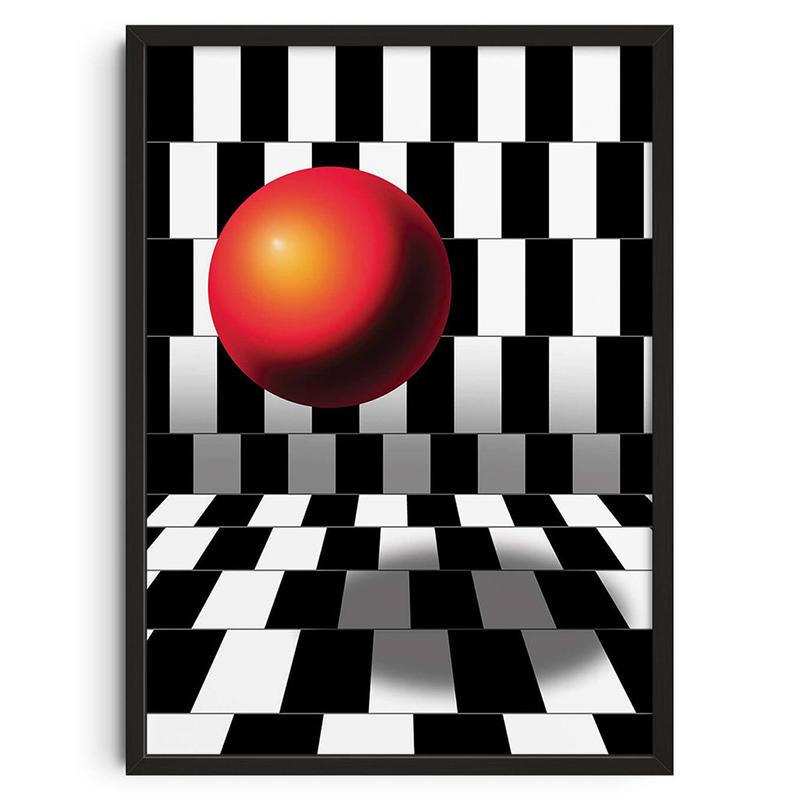 Klasické Vintage Plakáty Abstraktní Retro Kdo Ví Plátno Malba Tisk Nástěnné Umění Obrázky pro Obývací Pokoj Ložnici Domácí Dekor