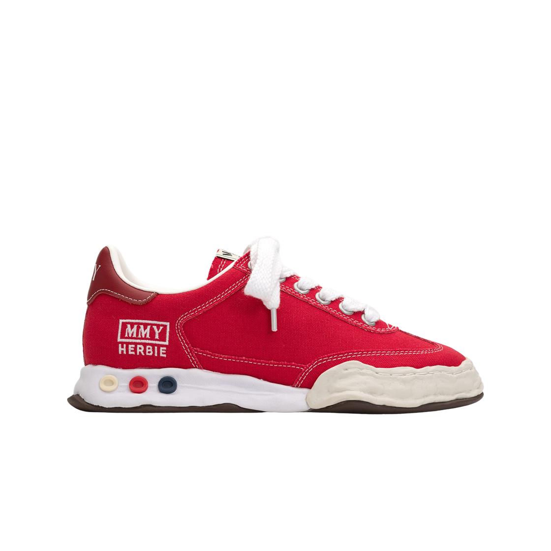 

Maison Mihara Yasuhiro Herbie Og Sole Canvas Low-top Sneakers Red EU43