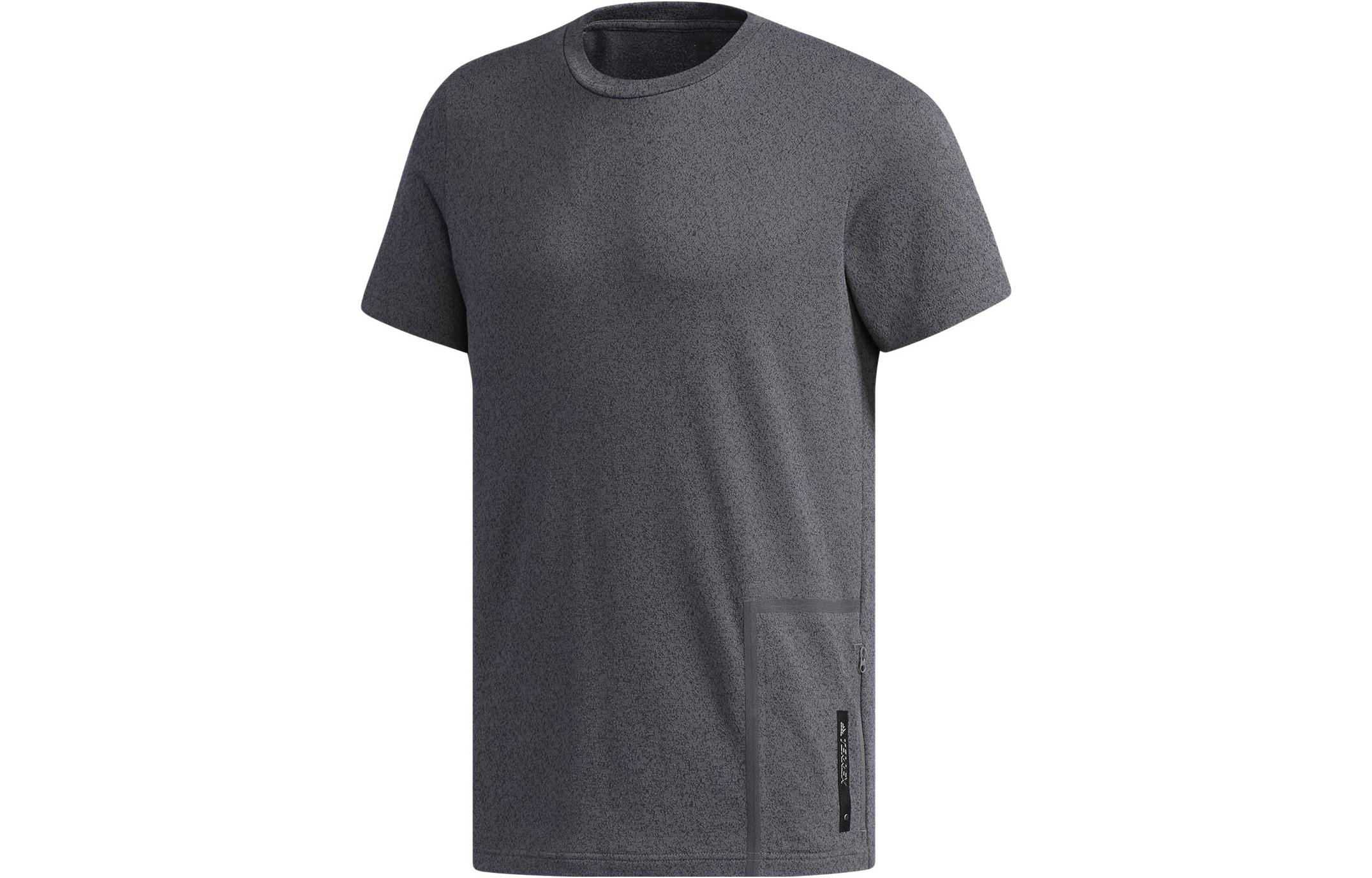 Adidas T Shirts Men s Gray Crew Neck Moderate Straight Fit DS8644 XXL