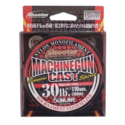 SUNLINE Nylon Line Shooter Machine Gun Cast 100m 7 30lb New At Brown No.