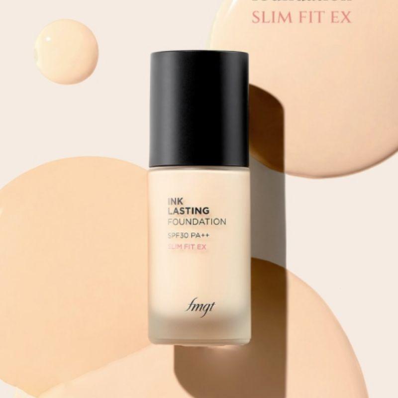 THE FACE SHOP Ink Lasting Foundation Slim Fit EX 30ml Long-Lasting Lightweight Foundation