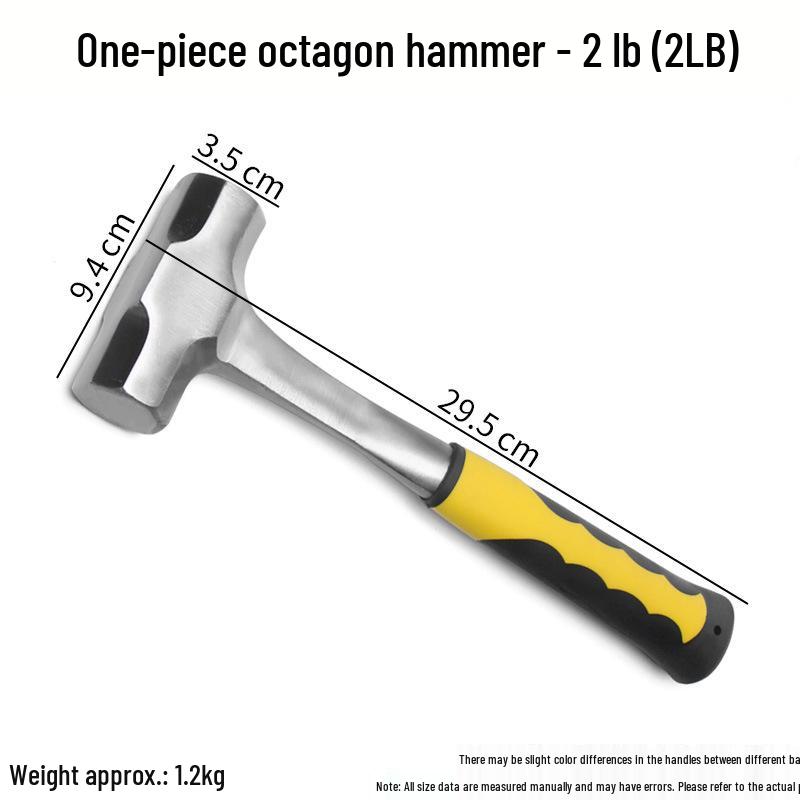 Carbon Steel Claw Hammer with Fiber, Wood & Rubber-Coated Iron Handles