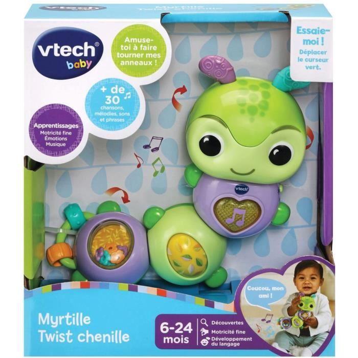 Jeu d'éveil VTECH BABY - Myrtille Twist Chenille - 6-24 mois - Postures amusantes