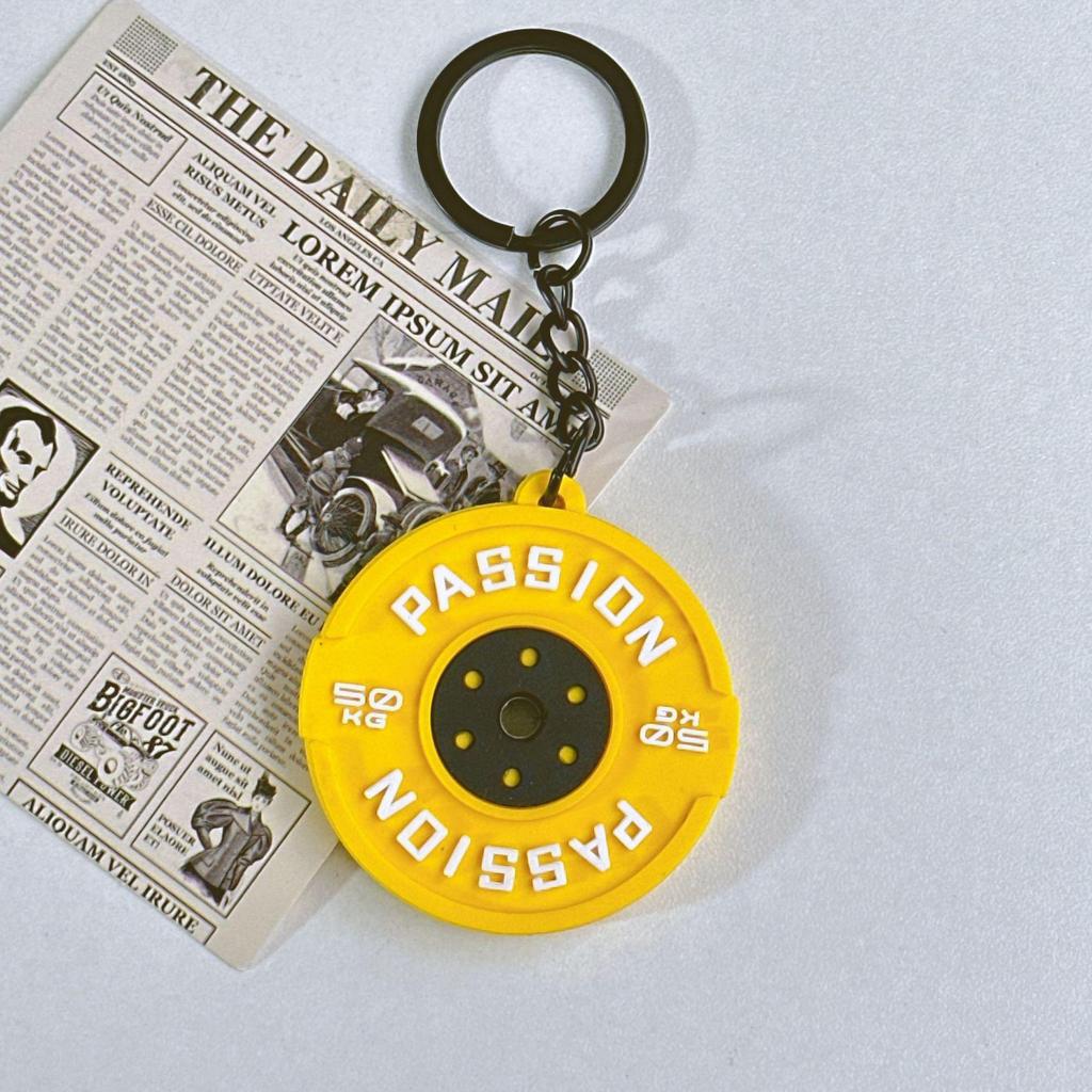 Eco Mini Gummi Pickleball Schläger Schlüsselanhänger - Sportrucksack Anhänger