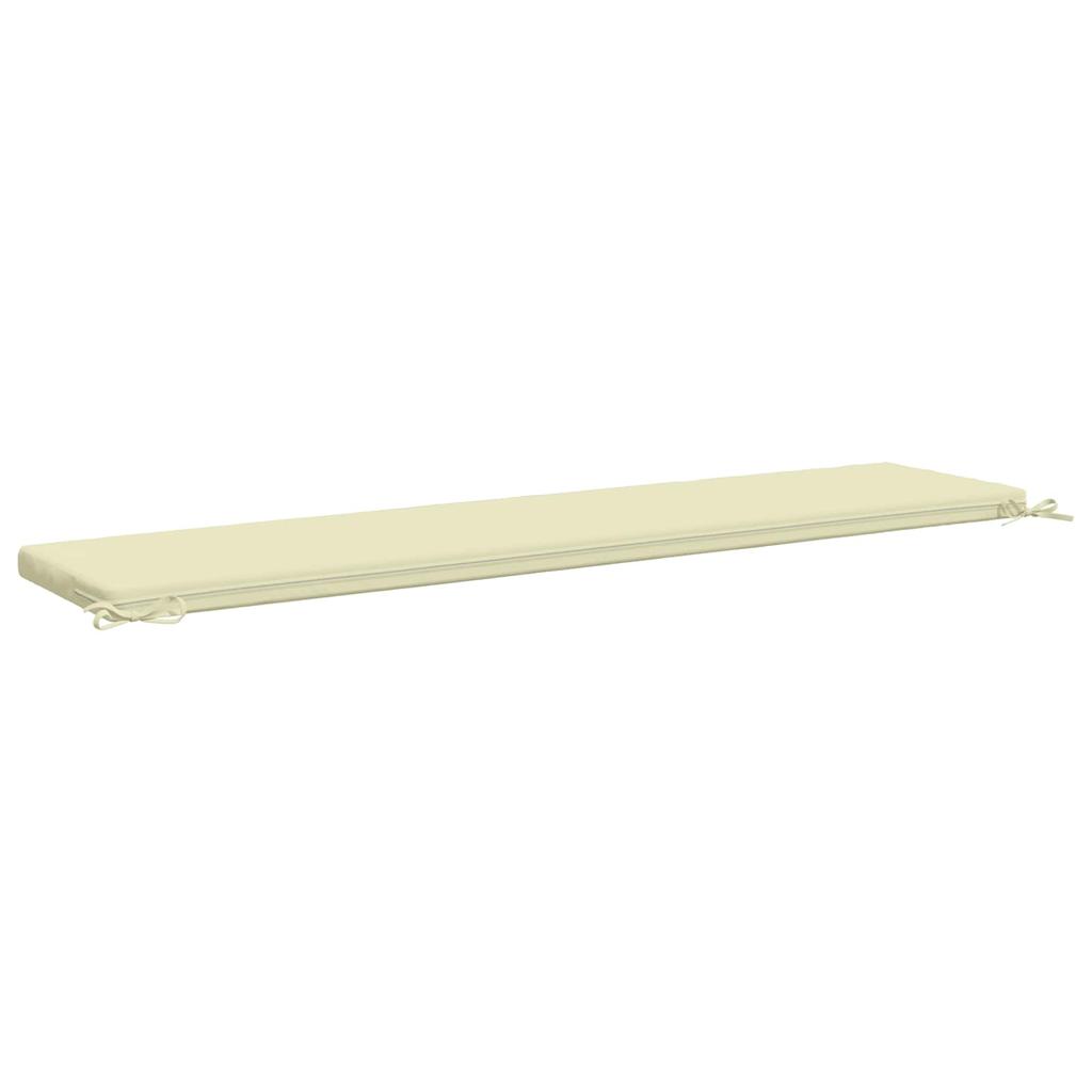 Bench Cushion SOEST 100percent Polyester Cream 180 X 40 X 5 Cm