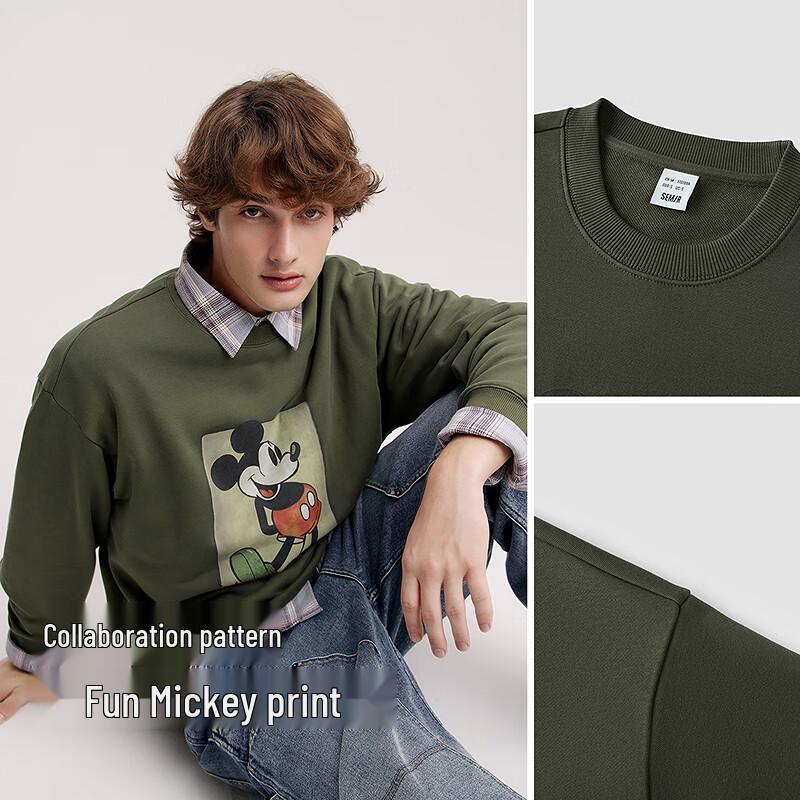 Semir Disney Mickey Family 2025 Spring Couple Sweatshirt