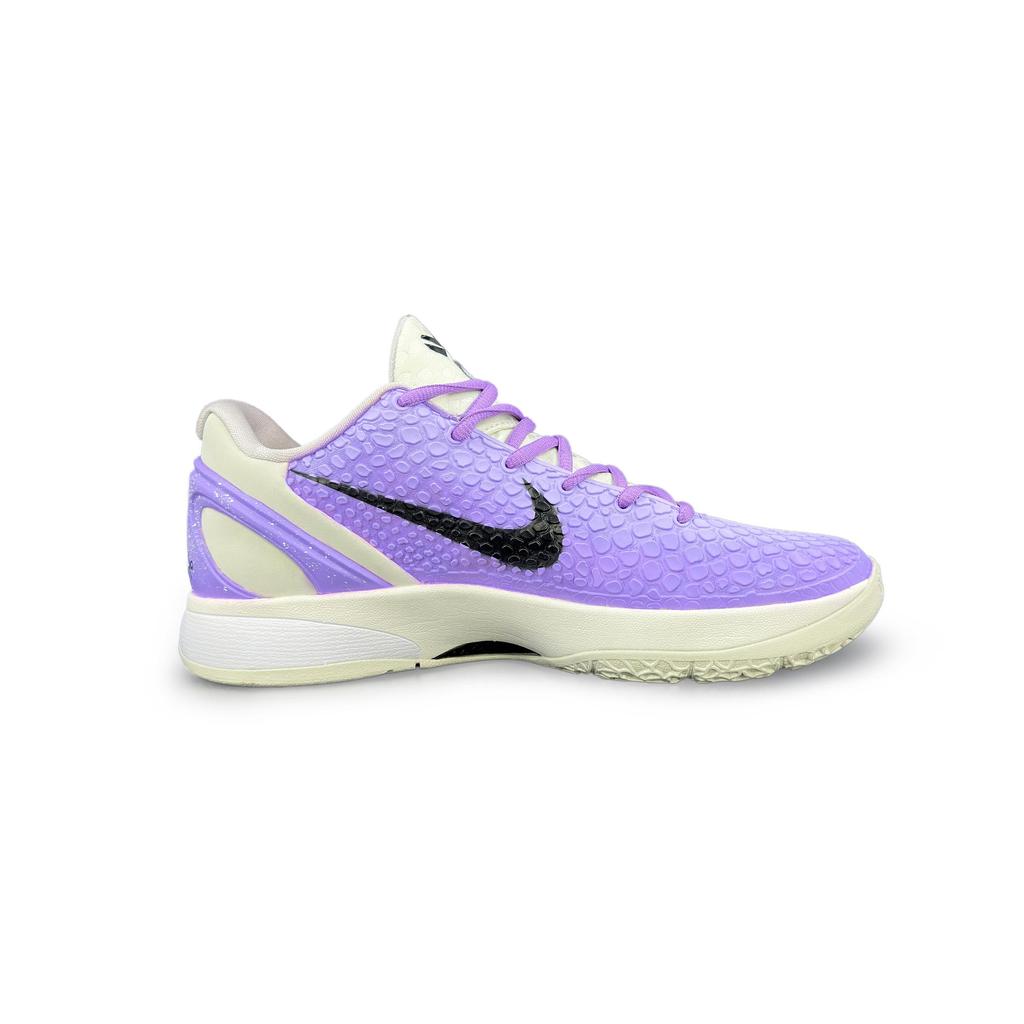 Nike Zoom Kobe 6 Protro Abrasion Resistant Breathable Low Top Basketball Shoes Unisex Purple FQ3546-100(Team258-)