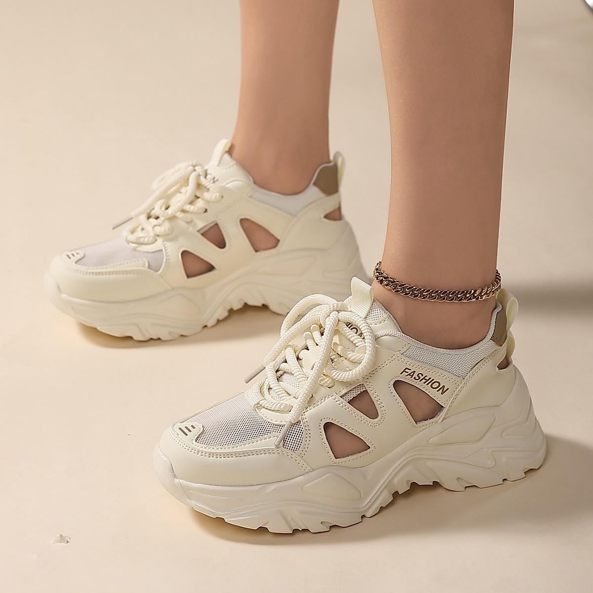 

Summer lightweight and comfortable versatile casual shoes hollow breathable sports women s shoes women s outdoor running shoes 42