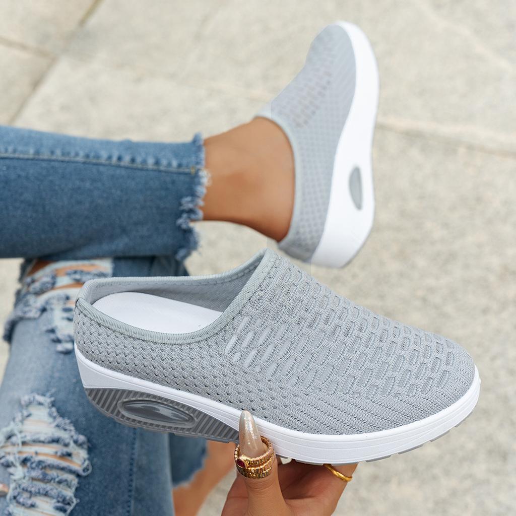 Women's Platform Sandals, Soft-bottom Anti-slip Beach Sandals, Large-sized Cushioned Slippers