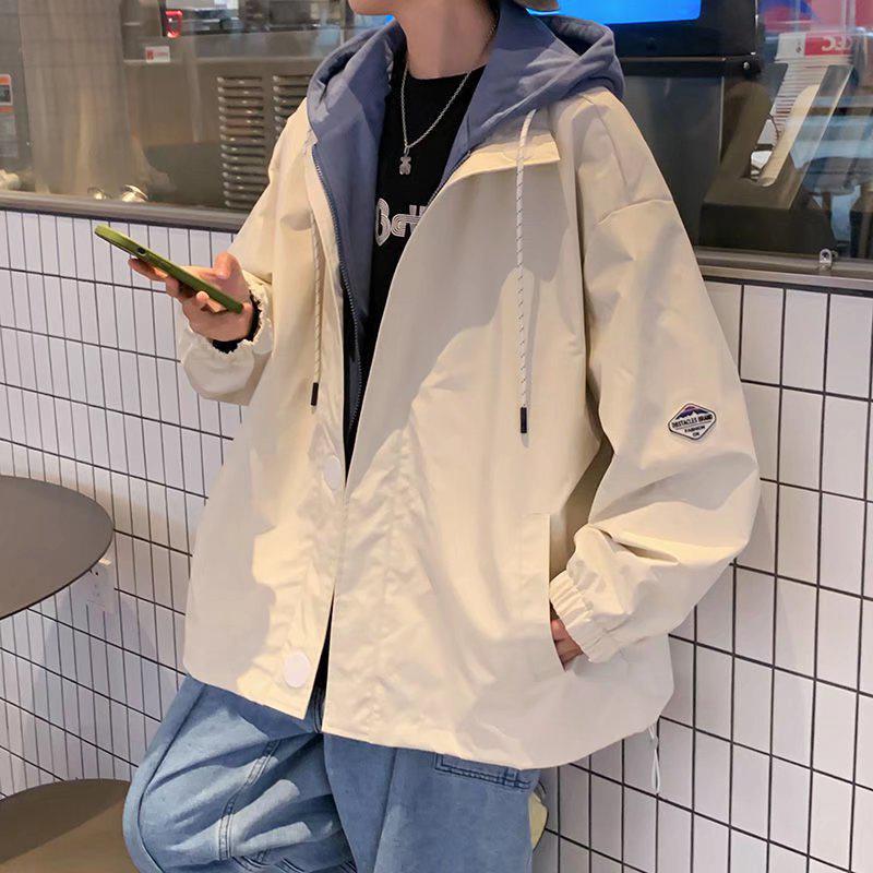 Men's Trendy Hong Kong Style Hooded Jacket - New for Spring and Autumn 2022