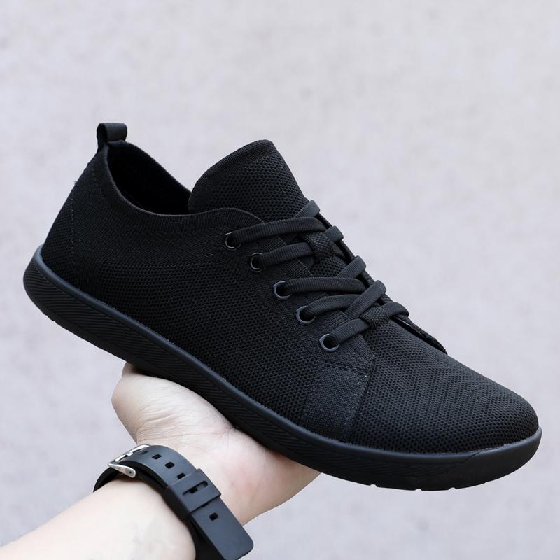 Men Casual Shoes Lace Up Wide Feet Shoes Mesh Barefoot Shoes For Men Slip On  Walking Shoes Runing Sports Shoes