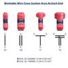 T/H-Type Single/Double Wire Insulation Displacement Quick Connect Clamp, Push-In Style.