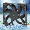 Kjøleribbevifte 12V 9CM 0.27A Dobbel kule 4-pinners PWM Temperaturkontroll CPU-kjøler for kabinett