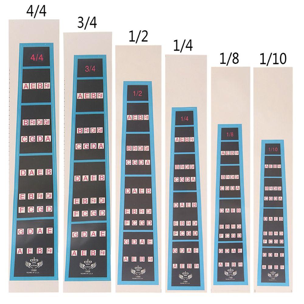 Fretboard For Beginners Music Tools Fiddle Finger Label Scale stickers Violin Sticker notes Cello