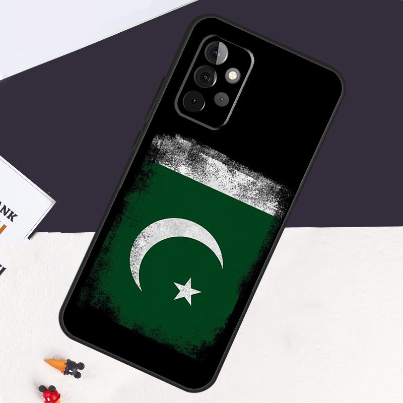 Pakistan Flag Case For Samsung Galaxy A13 A35 A15 A55 A53 A33 A36 A56 A26 A16 A22 A32 A52 A54 A34 A05 A06