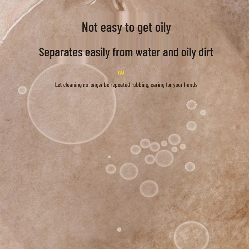 Loofah Oil-Absorbing Lint-Free Dishcloth - Enhanced Kitchen Cleaning Cloth