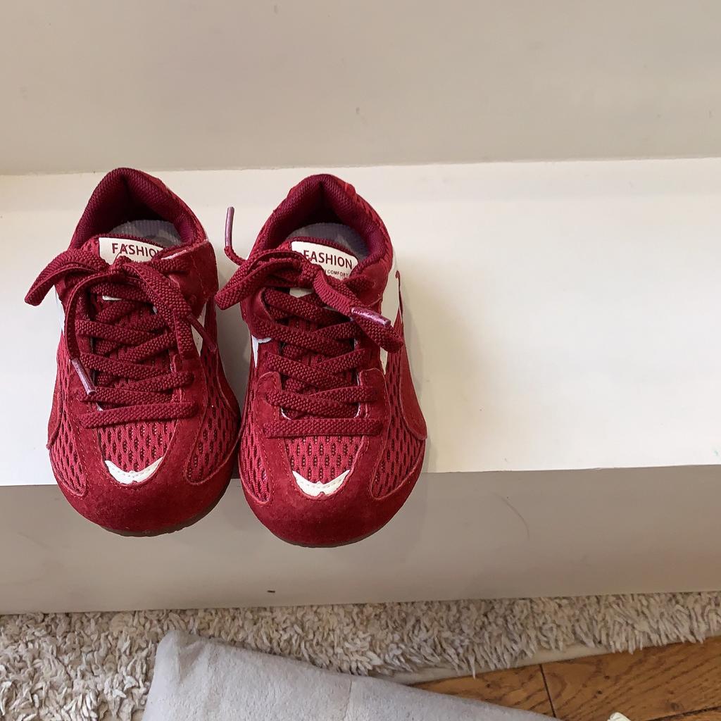 Korean version of children's sports shoes Spring and Autumn girls' moral training shoes Lightweight and breathable boys' casual shoes Soft sol