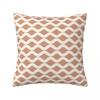Earth Toned Waves Zigzag Pillowcase Polyester Cushion Cover Gift Wavy Throw Pillow Case Cover Home Zipper 40*40Cm