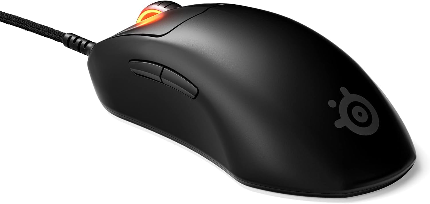 

SteelSeries Дротова ігрова миша Prime Mini Легка Налаштовувана Оптична Перемикачі Prestige OM Сенсор TrueMove AIR Чорна [Вживана] чорний
