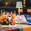 LED Touch Sensor Table Lamp Rechargeable Wireless 3 Colors Desktop Night Light for Restaurant Hotel Bar Room Decor