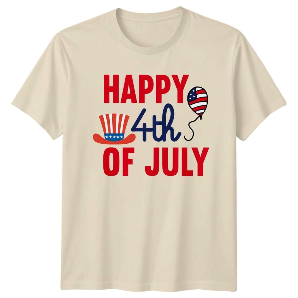 Happy 4th Of July Fourth Of July Holidays Patriotic Graphic Tee Unisex Unisexs