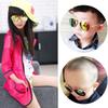 Children's Student Sunglasses Men and Women Color Reflective Sunglasses Toad Mirror Cute Baby Kids Sun Glasses