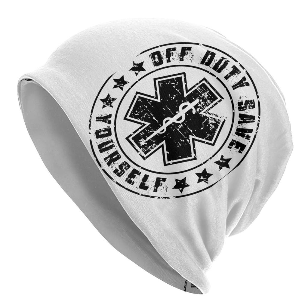 Patriotic EMT Logo Bonnet Hats Cool Outdoor Star of Life Skullies Beanies Hats Unisexs Womens Spring Multifunction Cap