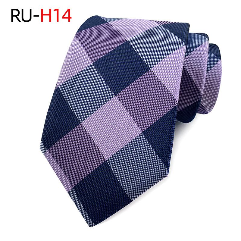 

Men s Retro Plaid Tie - Brown, Khaki, Coffee, Red Stripes - Business Casual & Wedding
