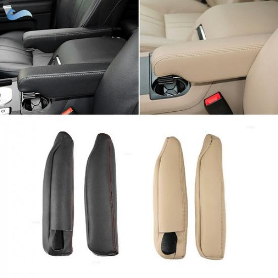 For Land Rover Discovery LR3 LR4  2*Left&Right Leather Seat Armrest Handle Cover