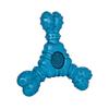 Dog Teething Toy with Cowhide Scent Natural Chew Attraction Bite-Resistant Silicone Oral Care Dog Toy for Small Medium Dogs