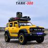Neu 1:24 Tank 300 SUV-Auto, Legierung, Automodell, Metalldruckguss, Spielzeug, Geländewagen, Automodell, Sound und Licht, Zurückziehen, kann die Tür öffnen, Kinder, Jungen, Geschenk