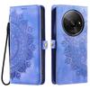 Style 016 For Xiaomi Poco C61 4G/Redmi A3 4G Case Skin Feel Totem Imprinted Wallet Leather Phone Cover