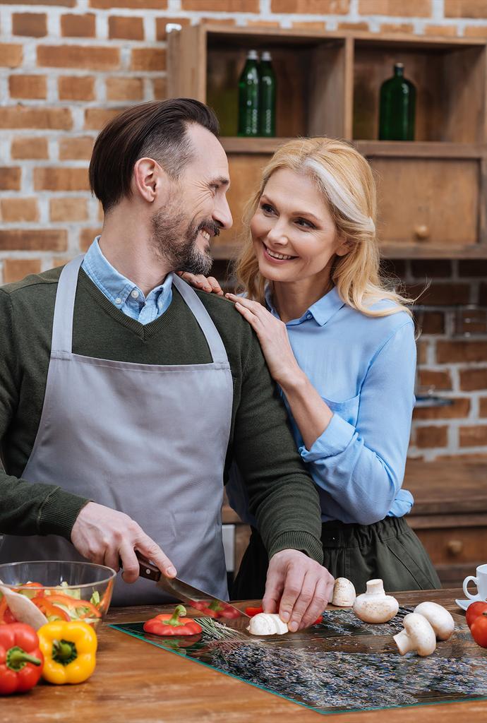 SZKLANA PŁYTA OCHRONNA NA KUCHENKĘ 50x52 LAWENDA