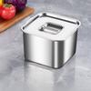 Stainless Steel Sealed Lunch Box - Leak Proof Fresh-Keeping Container With Lid For Refrigerated Storage