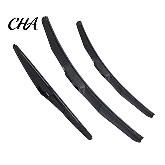 Weather Resistant Wiper Set 3 Pcs 26"+16" Windshield Wipers And 12" Rear Blade Replacement for RAV4 2019 Curved Glass Fit Blades 2020 2021 2022